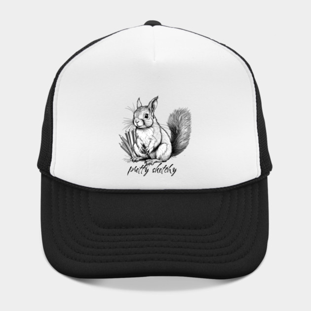 Pretty Sketchy Pun Squirrel by HolidayBug