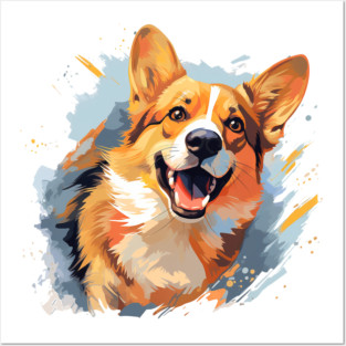 corgi Posters and Art