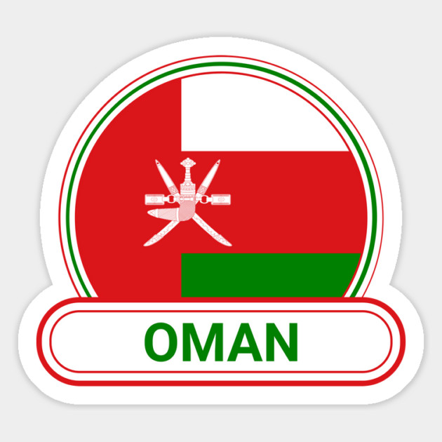 Oman Country Badge - Oman Flag Magnet by Yesteeyear