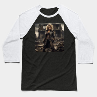 Tina Turner Steampunk Baseball T-Shirt