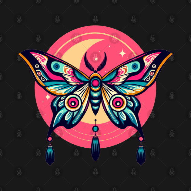 Chinese Moon Moth by JessArty