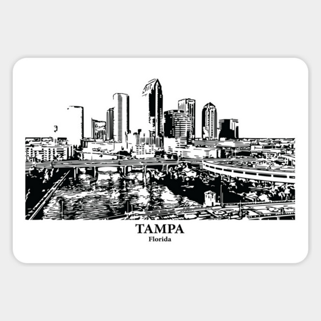 Tampa - Florida Magnet by Lakeric