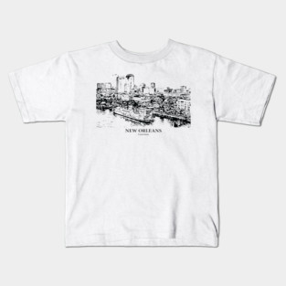New Orleans - Louisiana Kids T-Shirt