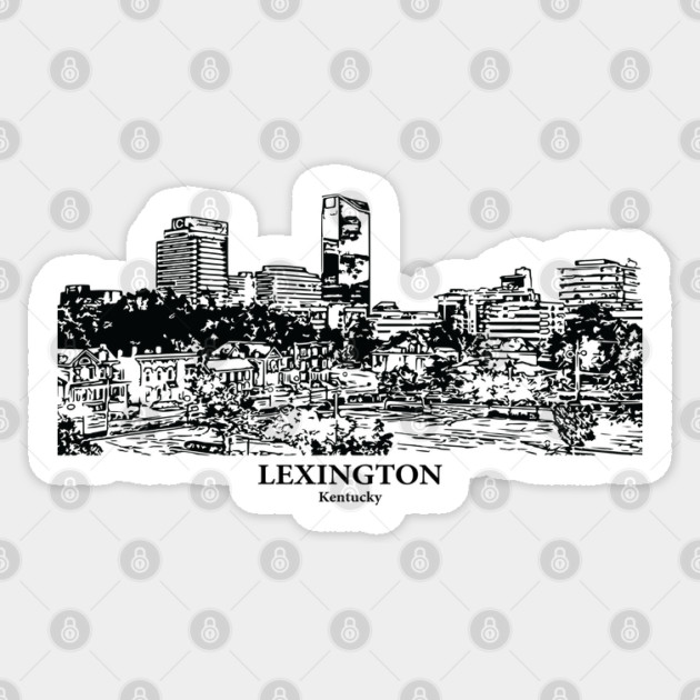 Lexington - Kentucky Sticker by Lakeric