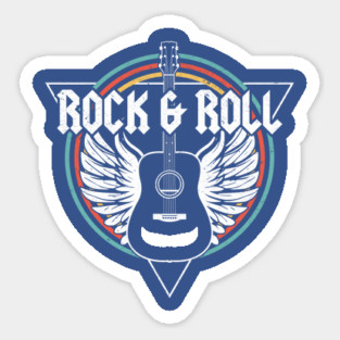 Rock And Roll - Music Lovers Sticker