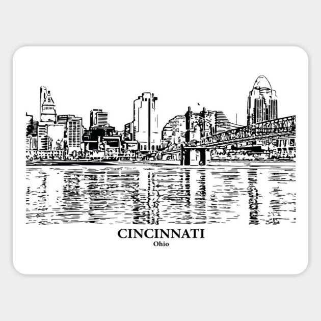 Cincinnati - Ohio Magnet by Lakeric