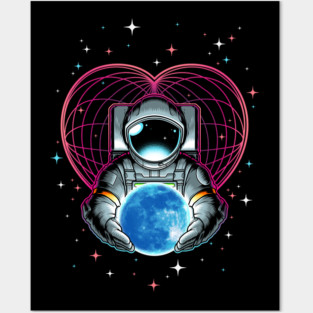 LOVE YOU TO THE MOON AND BACK Posters and Art