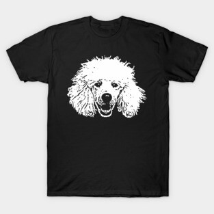 White Poodle T-Shirt