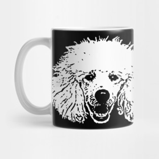 White Poodle Mug