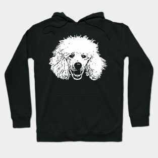 White Poodle Hoodie