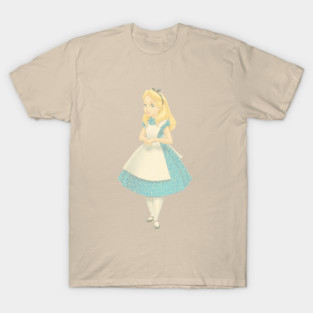 Word Portrait - Alice in Wonderland T-Shirt