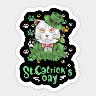 Saint Patrick's Catrick's Day Sticker