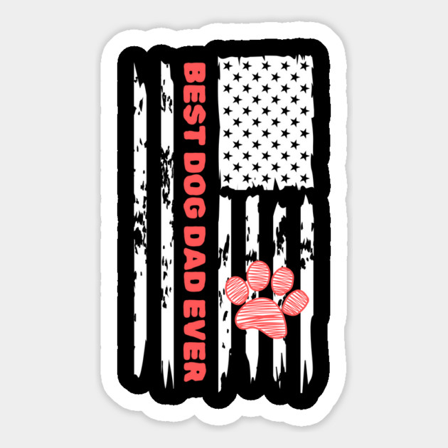 Best Dog Dad Ever Magnet by The WYLD Tribe
