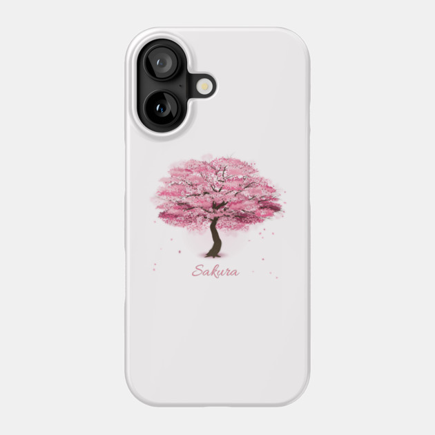 Sakura Tree Blossom Phone Case by HolidayBug
