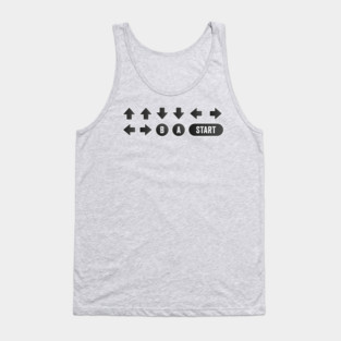 Konami Cheat Code - Retro Gaming Classic Tank Top