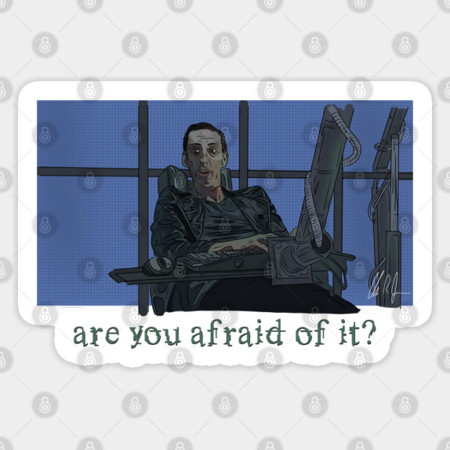 Grandma's Boy: Robot Ears Sticker by 51Deesigns