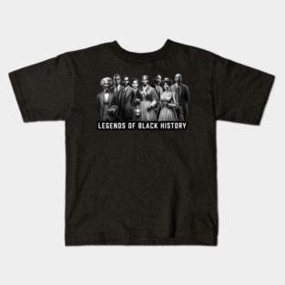 Legends of Black History Kids T-Shirt