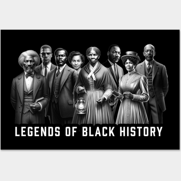 Legends of Black History Wall Art by UrbanLifeApparel