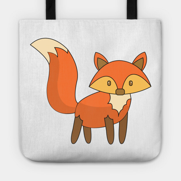 Fox Standing Tote by DickinsonDesign