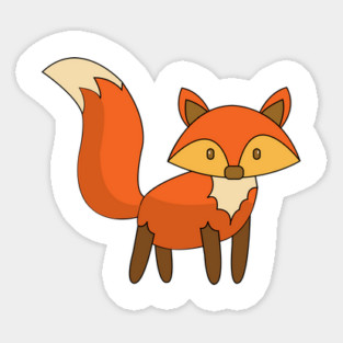 Fox Standing Sticker