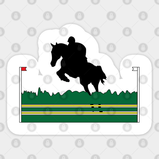 Hunter Jumper Sticker by DickinsonDesign