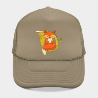 Fox and a French Horn Hat