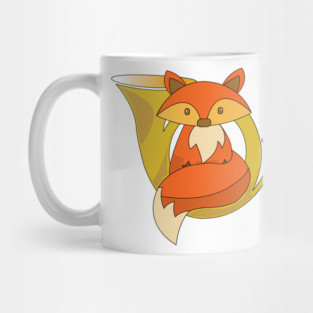 Fox and a French Horn Mug