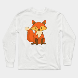 Sitting Fox Long Sleeve T-Shirt