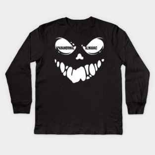 paraskull new- black shirt only Kids Long Sleeve T-Shirt
