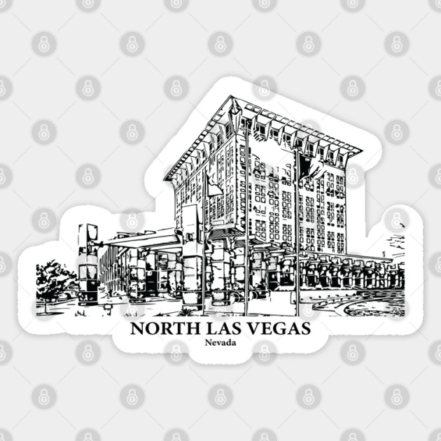 North Las Vegas - Nevada Sticker by Lakeric