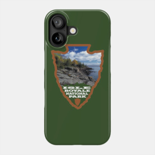Isle Royale National Park arrowhead Phone Case
