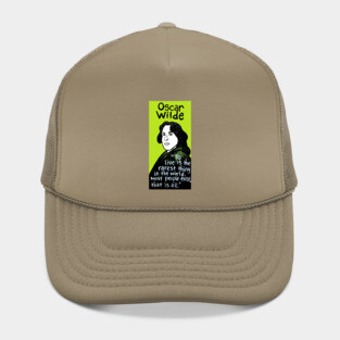 Oscar Wilde pop folk art Hat