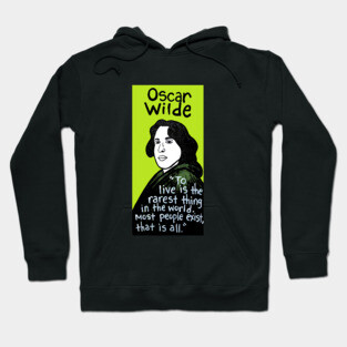 Oscar Wilde pop folk art Hoodie