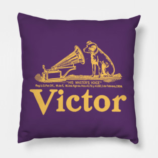 Victor Records Pillow