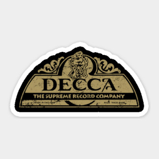 DECCA Sticker
