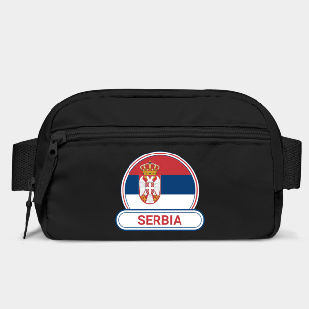 Serbia Country Badge - Serbia Flag by Yesteeyear