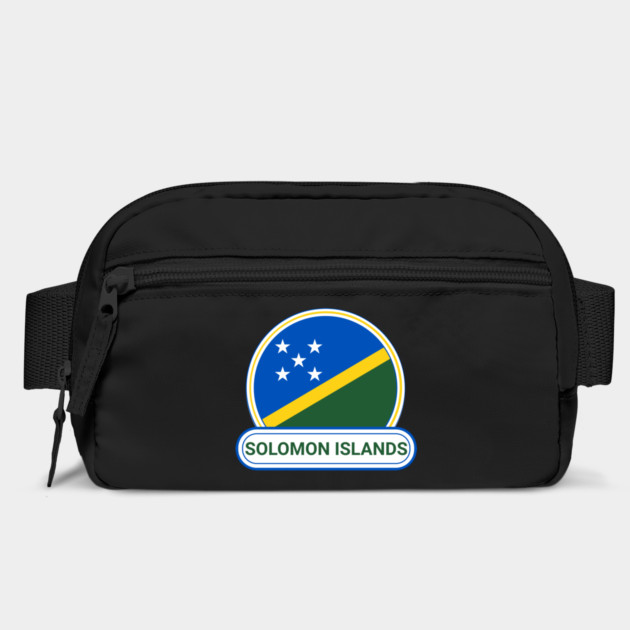 Solomon Islands Country Badge - Solomon Islands Flag by Yesteeyear