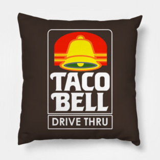 Retro Taco Drive Thru Pillow