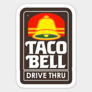 Retro Taco Drive Thru Sticker