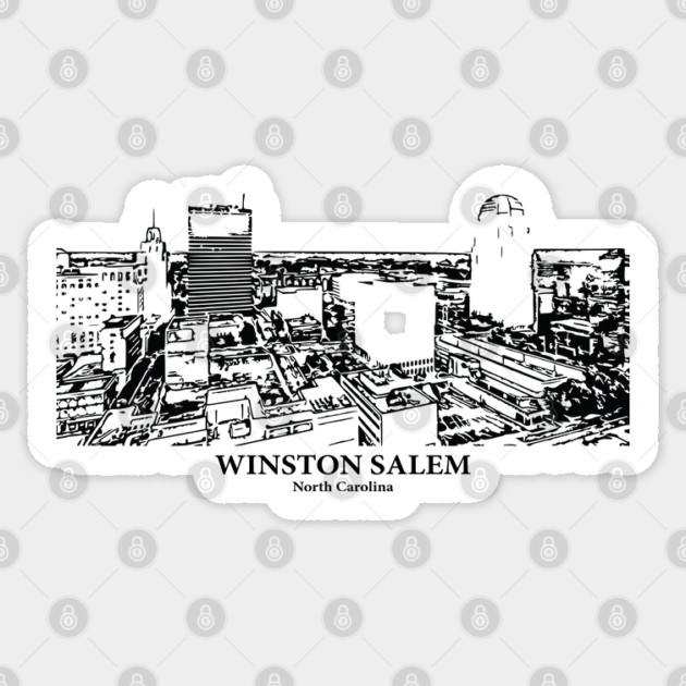 Winston Salem - North Carolina Sticker by Lakeric