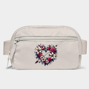 Floral Heart with Arrow – Romantic Love & Valentine Gift Bag