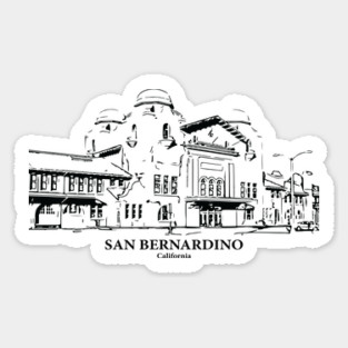 San Bernardino - California Sticker