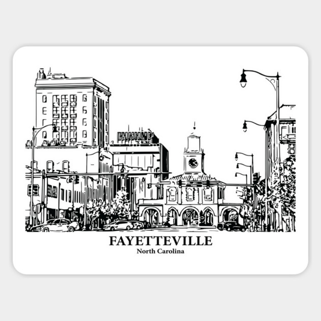 Fayetteville - North Carolina Magnet by Lakeric