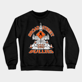 Broad Street Bullies Philadelphia Hockey Art Crewneck Sweatshirt