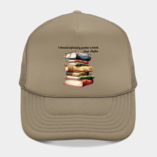 Jane Austen Book Quote Hat