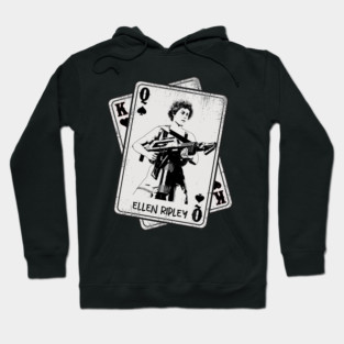 Retro Ellen Ripley Card Style Hoodie