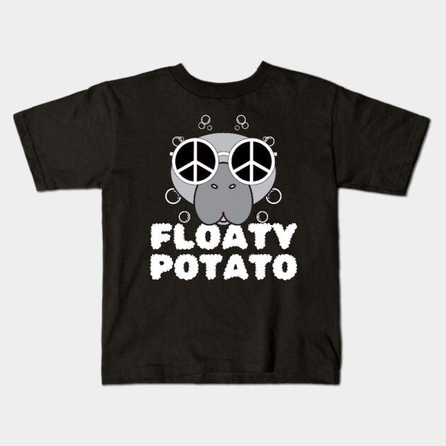 Manatees Floaty Potato Kids T-Shirt by The WYLD Tribe