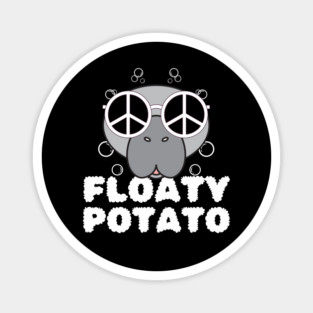Manatees Floaty Potato Magnet