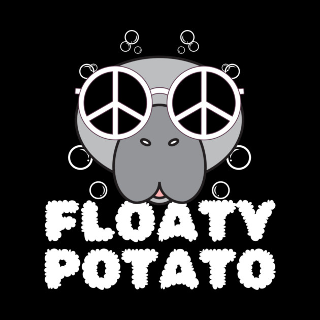 Manatees Floaty Potato by The WYLD Tribe