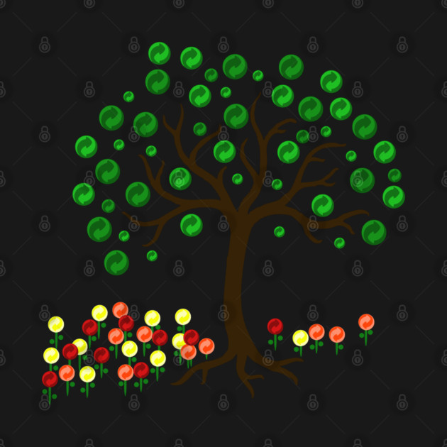 Recycle Tree and Flowers by HolidayBug